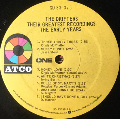 The Drifters. Their Greatest Recordings (  Repress, Mono, PR ) VG+G+