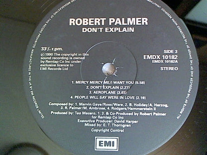 Robert Palmer. Don't Explain ( Double ) VG+VG