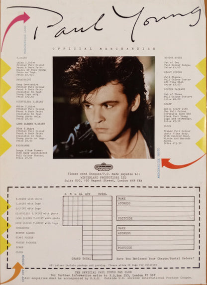 Paul Young. The Secret Of Association VG VG