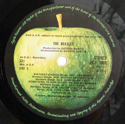 The Beatles. The Beatles White Album 1st UK Stereo LP 1968 Top Loader COMPLETE Matrix -1/-1/-2/-1    NUMBER 0318571 VG+VG