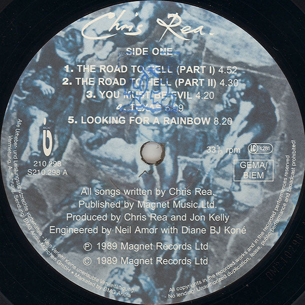 Chris Rea. The Road To Hell VG+VG