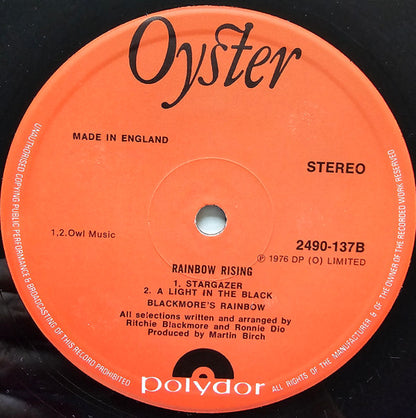 Rainbow. Rising (  Reissue, Gatefold ) VG+VG
