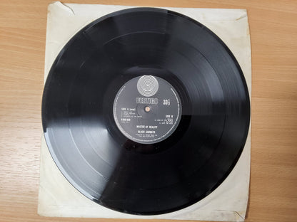 Black Sabbath. Master Of Reality ( Embossed Box Sleeve • 'Vertigo Swirl' labels [inverted black / white on Side B ) G+ Sleeve Worn ( Photos )