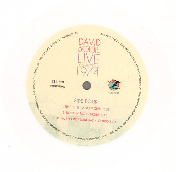 David Bowie. Live Los Angeles 1974 ( Double White 180g Vinyl )