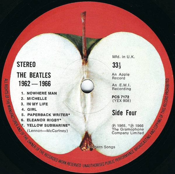 The Beatles. 1962 - 1966 (  Rounded Corner Inner Sleeves ) VG+VG