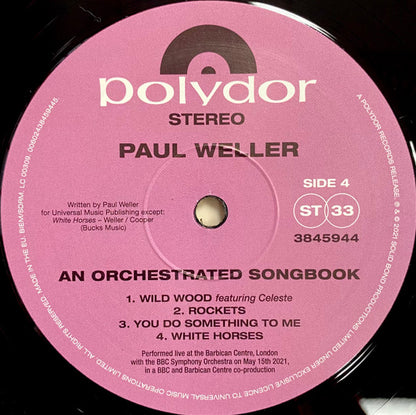 Paul Weller. With Jules Buckley & The BBC Symphony Orchestra ( 2 x LP )