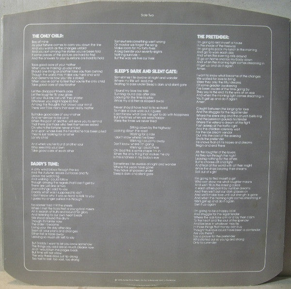 Jackson Browne. The Pretender VG+G+