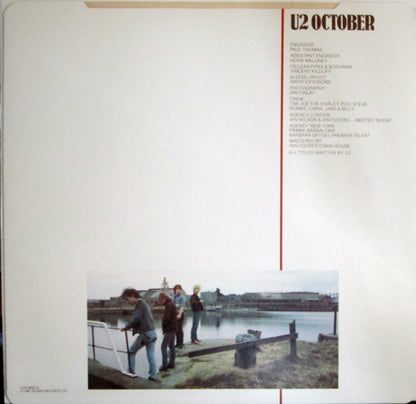 U2. October ( Textured + Inner Round Corners ) VG+VG - Ad-Astra Records