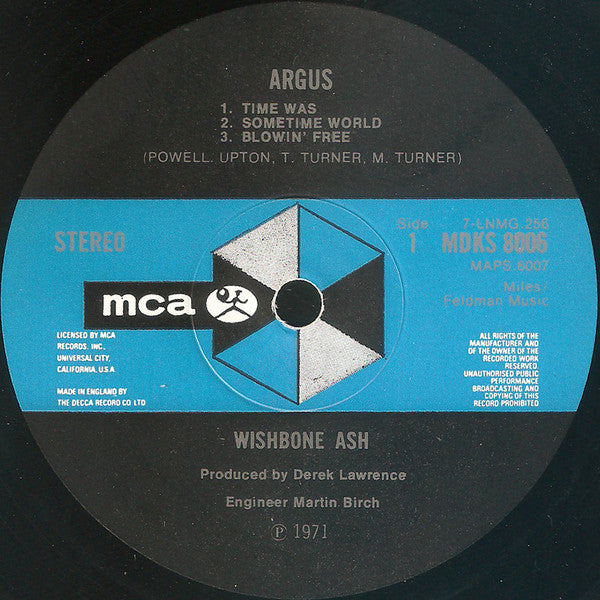 Wishbone Ash. Argus ( U.K. 1st Issue Gatefold ) VG+VG
