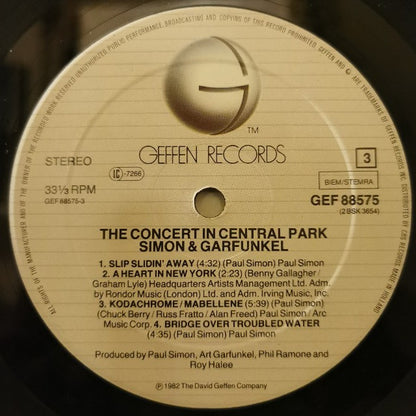 Simon & Garfunkel. The Concert In Central Park ( Double + Booklet ) VG+VG