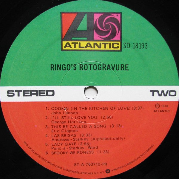Ringo Starr. Ringo's Rotogravure ( PR - Presswell Pressing, Gatefold Export Snip ) VG+G+