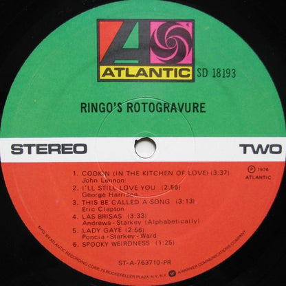 Ringo Starr. Ringo's Rotogravure ( PR - Presswell Pressing, Gatefold Export Snip ) VG+G+