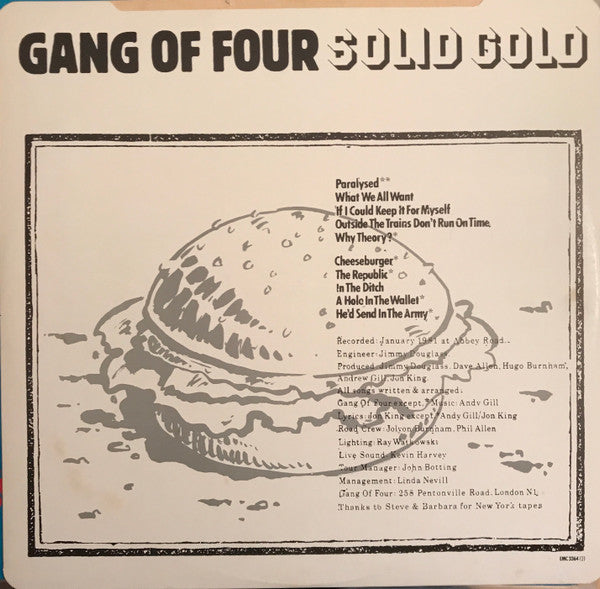 Gang Of Four. Solid Gold VG+VG