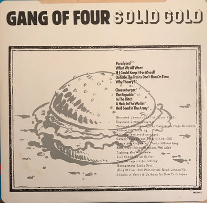 Gang Of Four. Solid Gold VG+VG