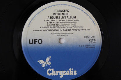 UFO. Strangers In The Night ( Double Album UK 1st Press ) VG+VG