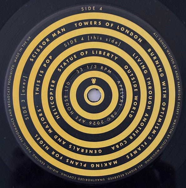 XTC. Live Boots (Emerald City, Cherry Hill, New Jersey 17th April 1981) RSD 2026 200g