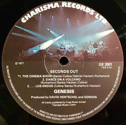 Genesis. Seconds Out ( Double ) VG+VG