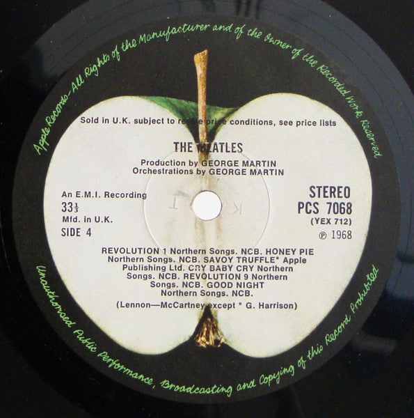 The Beatles. The Beatles White Album 1st UK Stereo LP 1968 Top Loader COMPLETE Matrix -1/-1/-2/-1    NUMBER 0318571 VG+VG