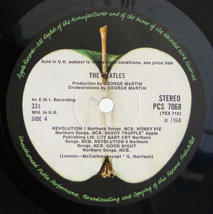 The Beatles. The Beatles White Album 1st UK Stereo LP 1968 Top Loader COMPLETE Matrix -1/-1/-2/-1    NUMBER 0318571 VG+VG