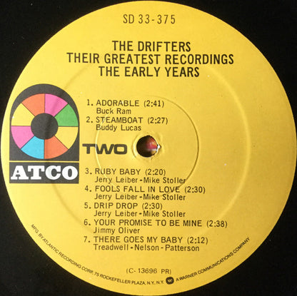 The Drifters. Their Greatest Recordings (  Repress, Mono, PR ) VG+G+