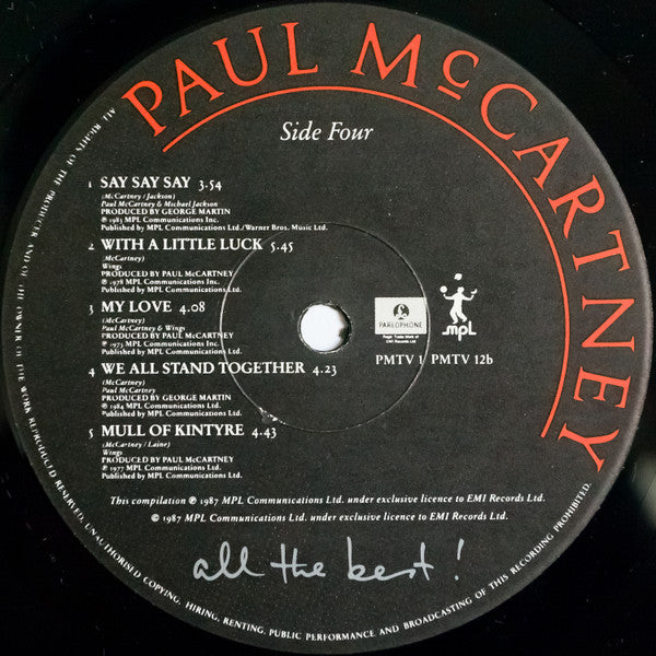 Paul McCartney. All The Best ! ( Double ) VG+VG