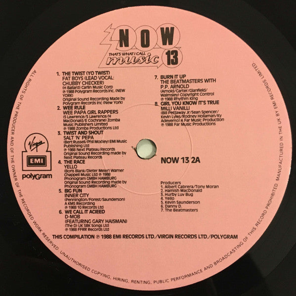 Various. Now That's What I Call Music XIII ( Double ) VG+VG