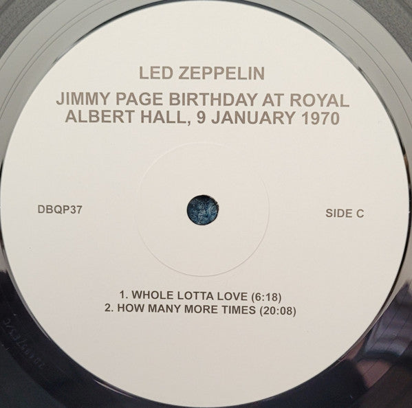 Led Zeppelin. Jimmy Page Birthday At The Royal Albert Hall 9 January 1970 ( Double Album )
