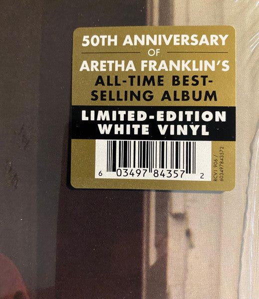 Aretha Franklin. Amazing Grace  50th Anniversary limited edition release on white vinyl. VG+VG+