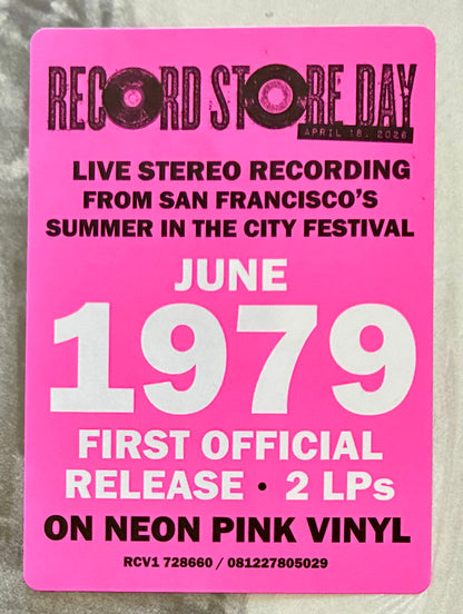 Ramones. Summer In The City (Live In San Francisco, 1979)  2 × Vinyl, LP, Record Store Day, Limited Edition, Stereo, Pink Neon