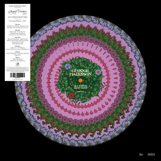 George Harrison. All Things Must Pass ( 3 x Vinyl, LP, Album, Record Store Day, Limited Edition, Numbered, Zoetrope Picture Disc ) EX EX - Ad-Astra Records