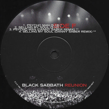 Black Sabbath. Reunion ( 3 x Vinyl, LP, Album, Triple Gatefold Sleeve ) VG+VG+