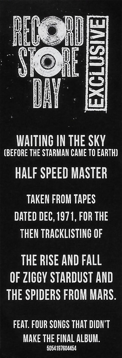 David Bowie. Waiting In The Sky (Before The Starman Came To Earth) Record Store Day, Limited Edition, Stereo, Half Speed Master
