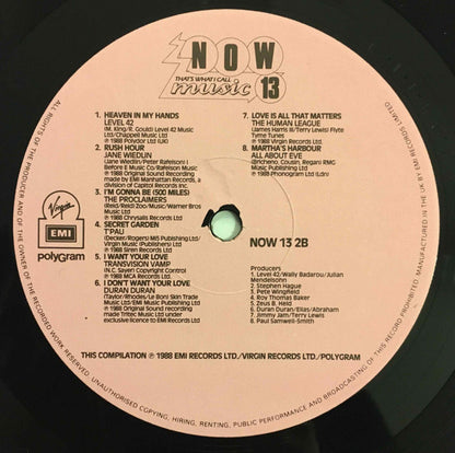 Various. Now That's What I Call Music XIII ( Double ) VG+VG