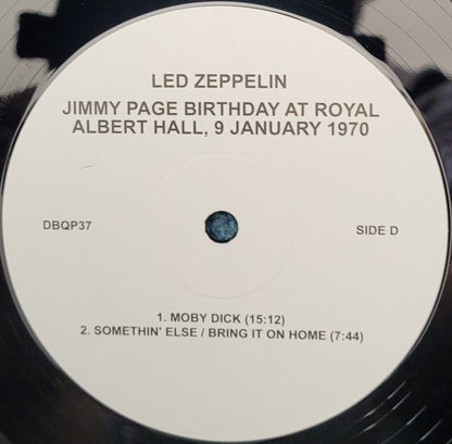 Led Zeppelin. Jimmy Page Birthday At The Royal Albert Hall 9 January 1970 ( Double Album )