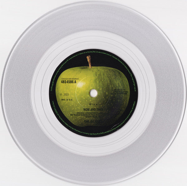 The Beatles. Now & Then / Love Me Do (  7", 45 RPM, Single, Stereo, Clear Vinyl )