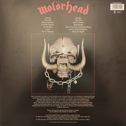 Motorhead. Iron fist ( Re Issue 180 g )