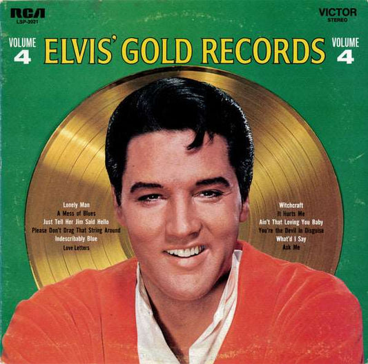 Elvis  - Gold Recordings Vol 4 - VG+VG - Ad-Astra Records