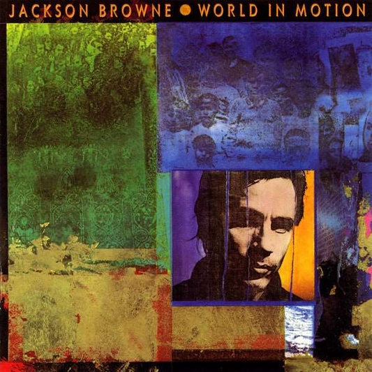 Jackson Browne  - World In Motion - VG+G+ - Ad-Astra Records