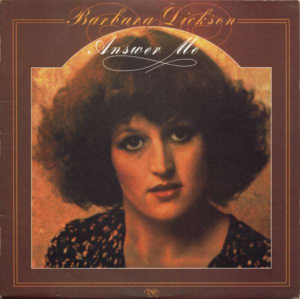 Barbara Dickson  - Answer Me - VG+VG - Ad-Astra Records