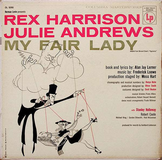 Rex Harrison, Julie Andrews - My Fair Lady (BRG 70000 Stereo ) - VG+VG+ - Ad-Astra Records