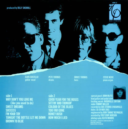 Elvis Costello & The Attractions. Almost Blue VG+VG