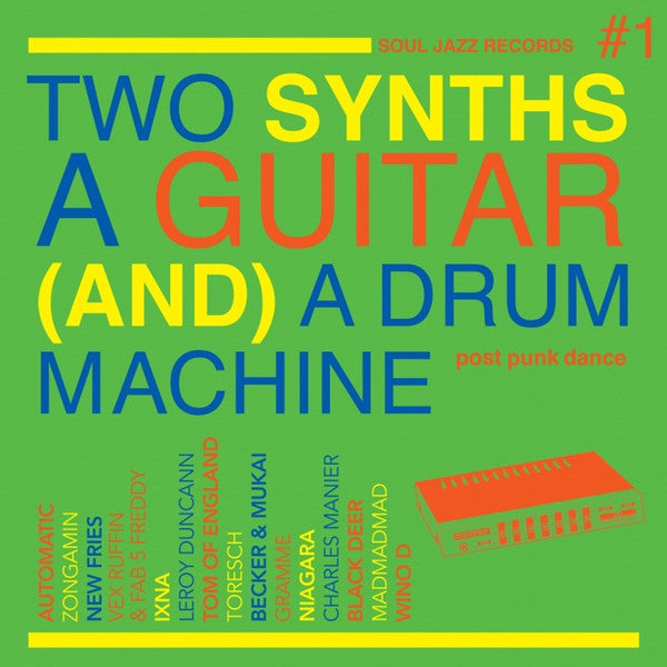 Two Synths A Guitar ( And ) A Drum Machine VG+VG+