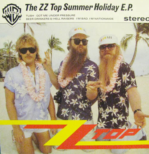 ZZ Top. The ZZ Top Summer Holiday E.P 12" Single 45 rpm VG+VG