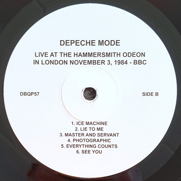 Depeche Mode. Live (Hammersmith Odeon London November 3, 1984) - Ad-Astra Records