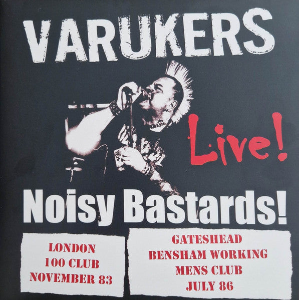Varukers. Noisy Bastards ! ( Translucent Red Vinyl )