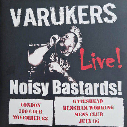 Varukers. Noisy Bastards ! ( Translucent Red Vinyl )