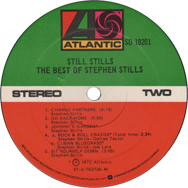Stephen Stills. Still Stills The Best Of Stephen Stills VG+VG