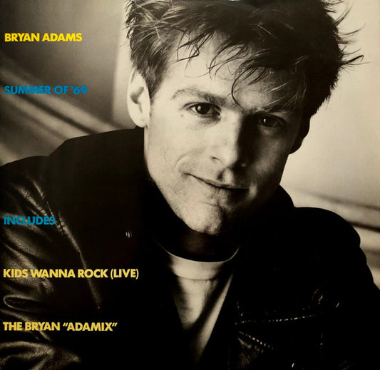 Bryan Adams. Summer Of '69 12" Single 45 rpm VG+VG
