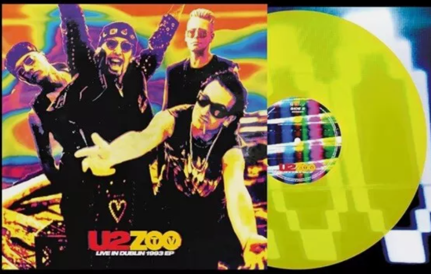 U2. Zoo TV (Live In Europe '93 EP) Ltd Yellow Vinyl