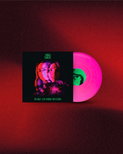 Amelia Coburn. Myself And Other Monsters ( Toxic Pink Signed Indies Exclusive ) Release Date 5th March 2027 - Ad-Astra Records
